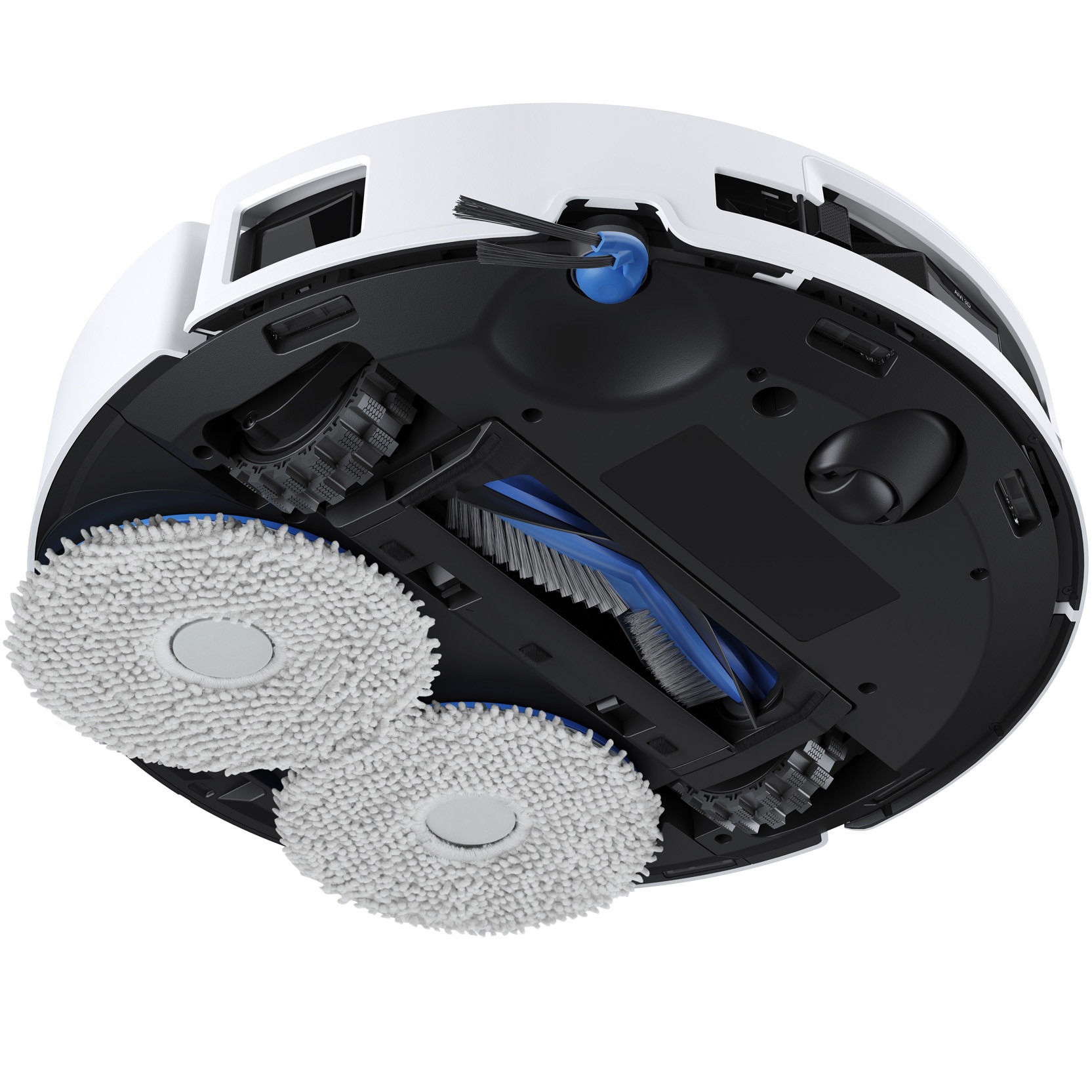Aspirator robot DEEBOT T50 Omni Gen3 Ecovacs, (81mm), putere de aspirare 25000Pa, True Detect 3D, OZMO Turbo 2.0, True Mapping 2.0, rezervor apa 70ml, cos praf 260ml, incarcare aprox 4h, baterie Li-Ion 5200mAh, Alb