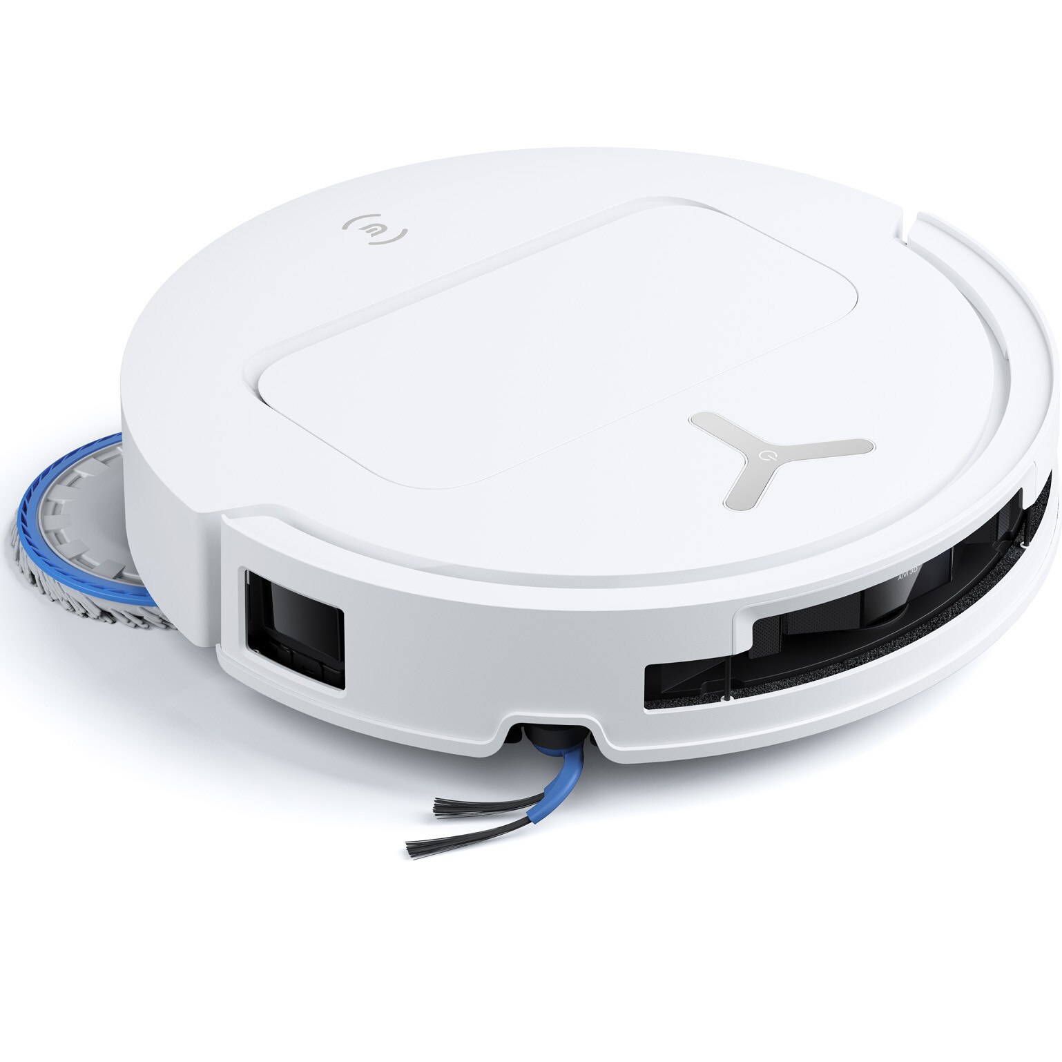 Aspirator robot DEEBOT T50 Omni Gen3 Ecovacs, (81mm), putere de aspirare 25000Pa, True Detect 3D, OZMO Turbo 2.0, True Mapping 2.0, rezervor apa 70ml, cos praf 260ml, incarcare aprox 4h, baterie Li-Ion 5200mAh, Alb