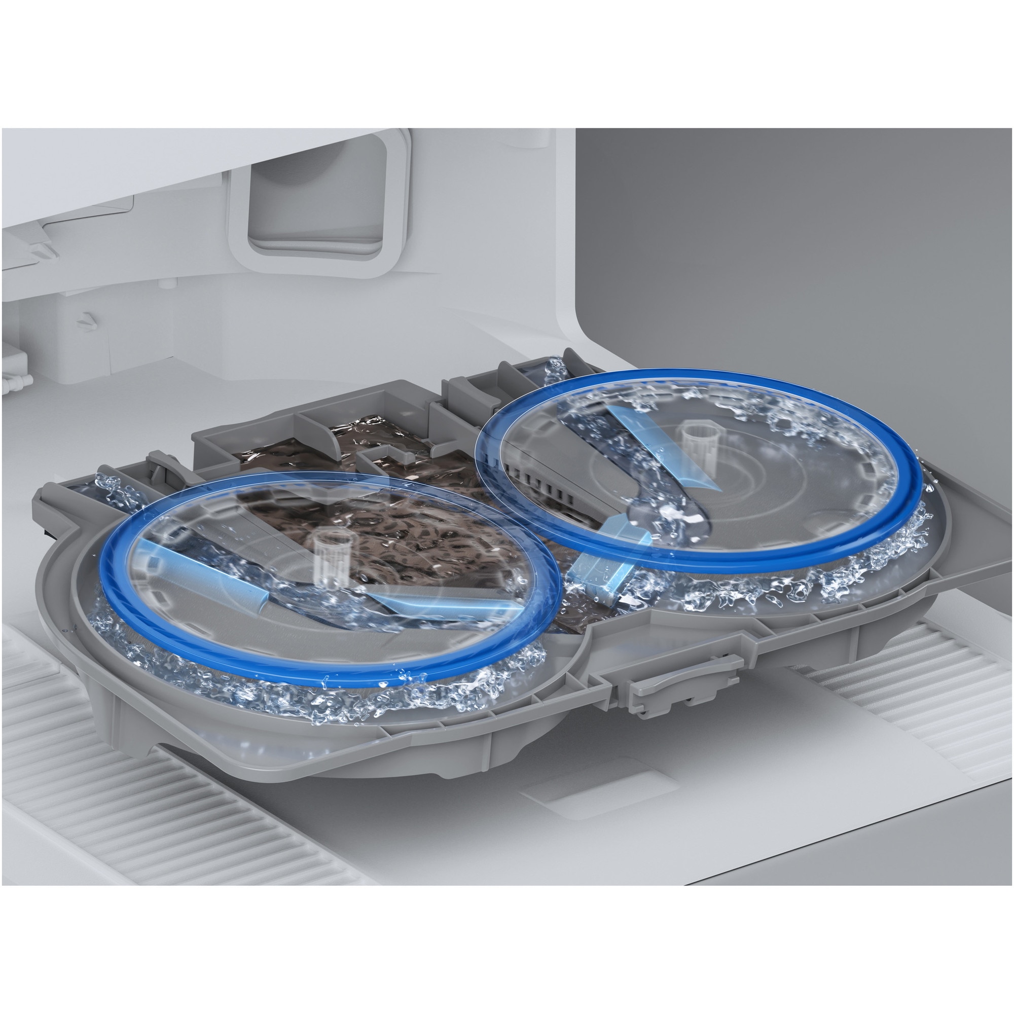 Aspirator robot DEEBOT T50 Omni Gen3 Ecovacs, (81mm), putere de aspirare 25000Pa, True Detect 3D, OZMO Turbo 2.0, True Mapping 2.0, rezervor apa 70ml, cos praf 260ml, incarcare aprox 4h, baterie Li-Ion 5200mAh, Alb