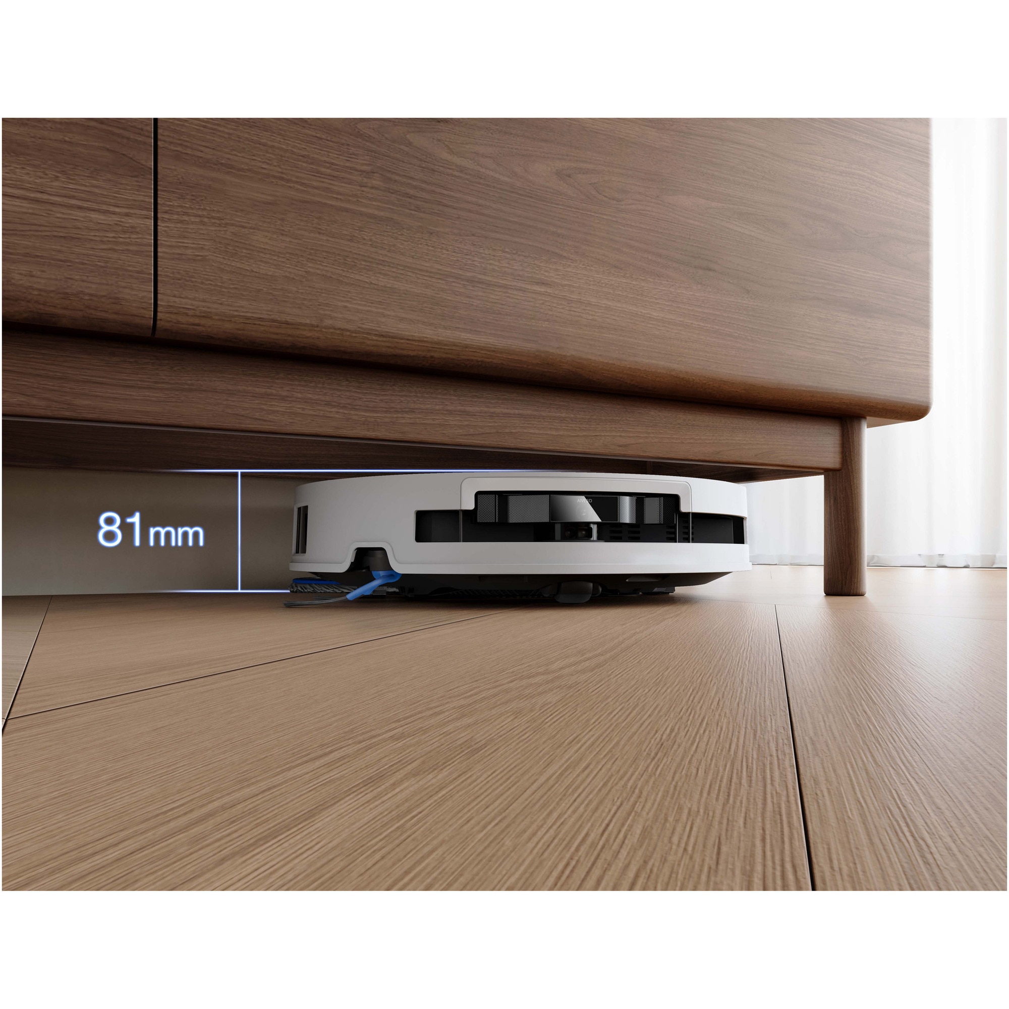 Aspirator robot DEEBOT T50 Omni Gen3 Ecovacs, (81mm), putere de aspirare 25000Pa, True Detect 3D, OZMO Turbo 2.0, True Mapping 2.0, rezervor apa 70ml, cos praf 260ml, incarcare aprox 4h, baterie Li-Ion 5200mAh, Alb