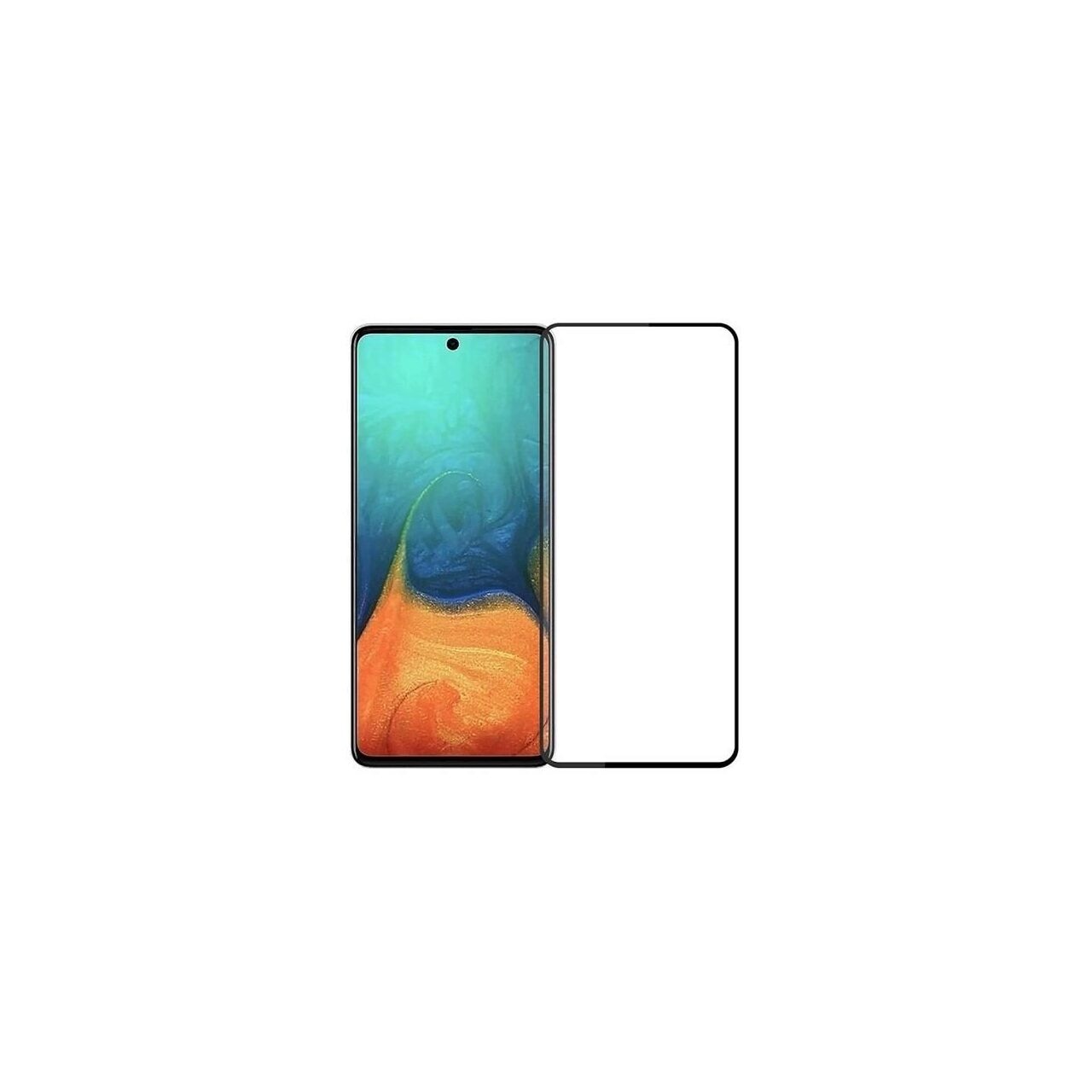 Folie Sticla Samsung Galaxy A71 - iberry 5D Full Glue Negru