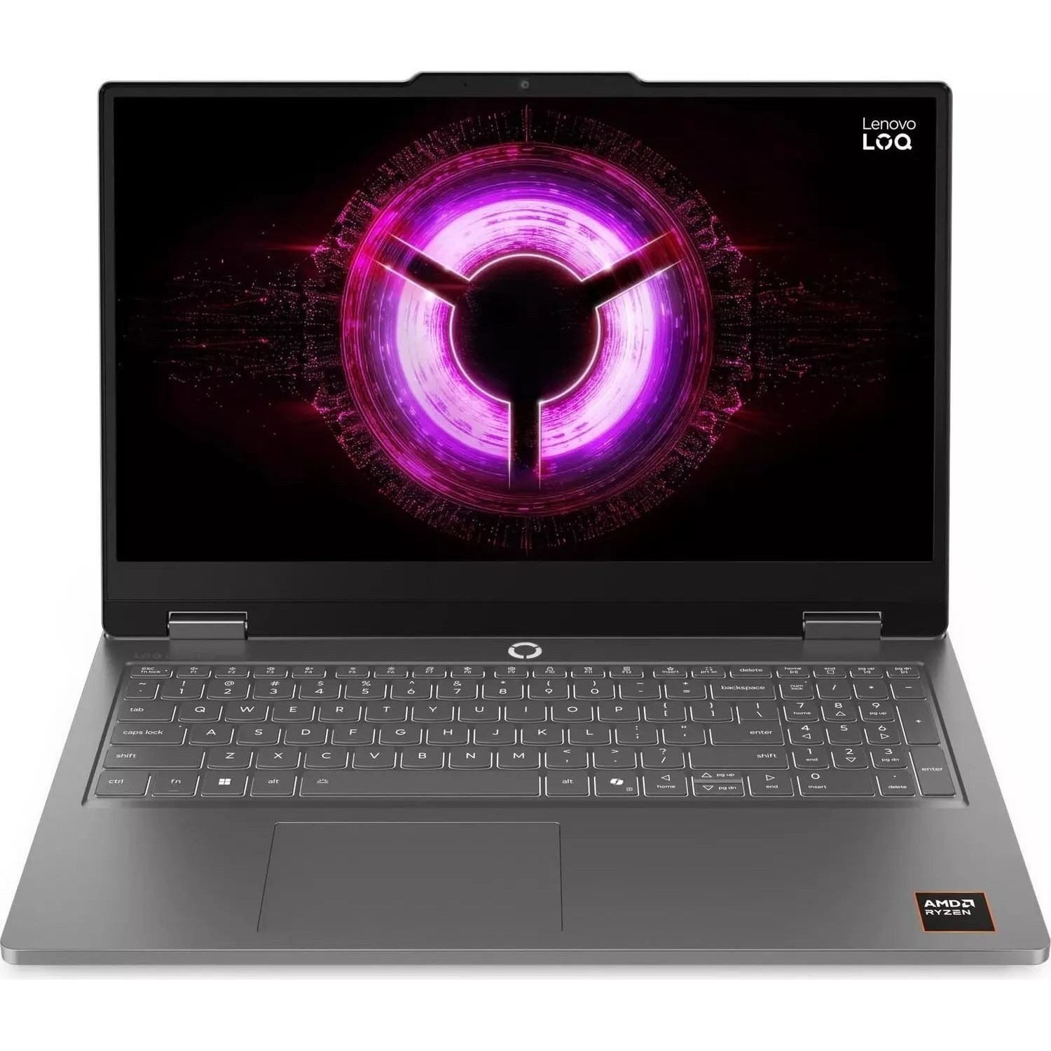 Laptop Lenovo LOQ Essential, 15.6" Full HD, AMD Ryzen™ 7 170 pana la 4.75 GHz, 16 GB RAM DDR5 4800, 512 GB SSD, NVIDIA® GeForce® RTX 5060 8 GB, Free Dos, Luna Grey 512 GB