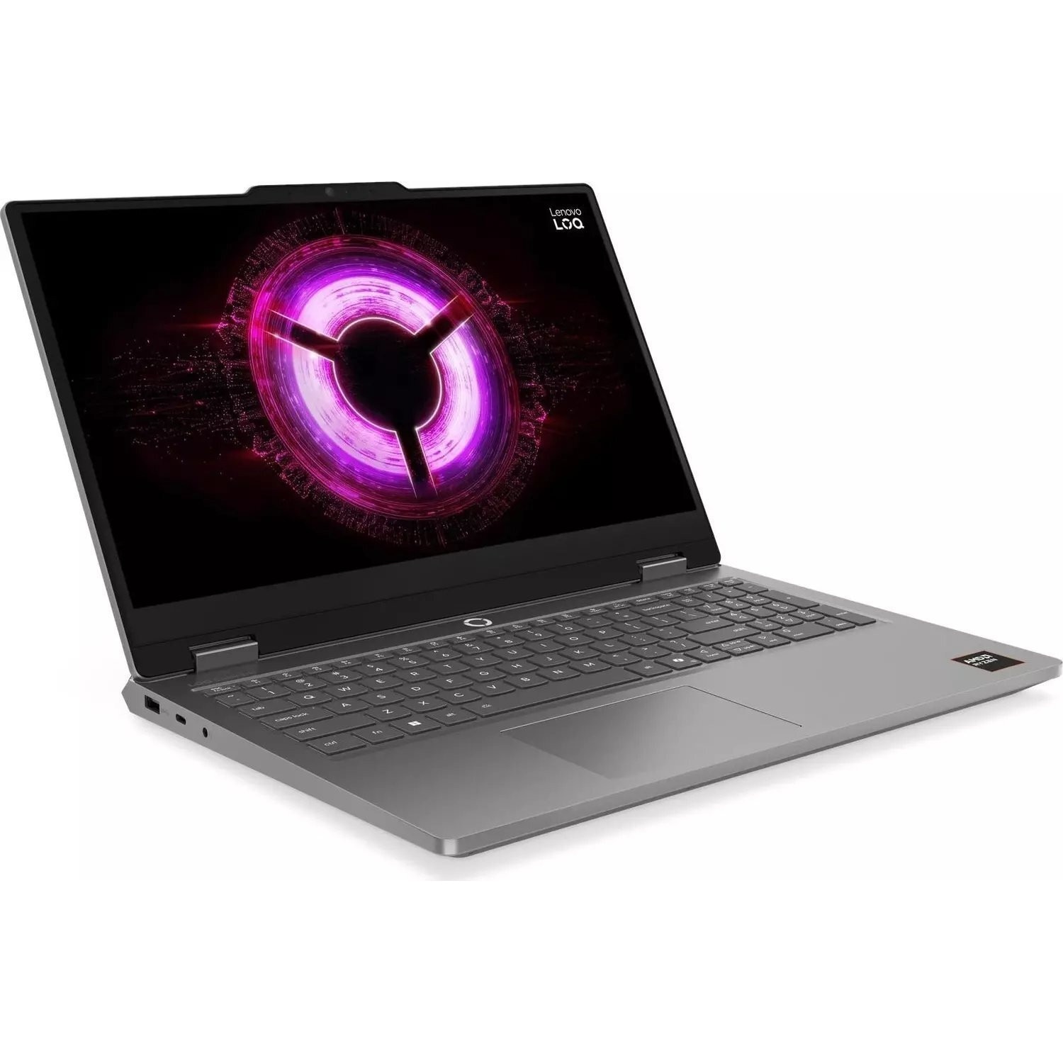Laptop Lenovo LOQ Essential, 15.6" Full HD, AMD Ryzen™ 7 170 pana la 4.75 GHz, 16 GB RAM DDR5 4800, 512 GB SSD, NVIDIA® GeForce® RTX 5060 8 GB, Free Dos, Luna Grey 512 GB