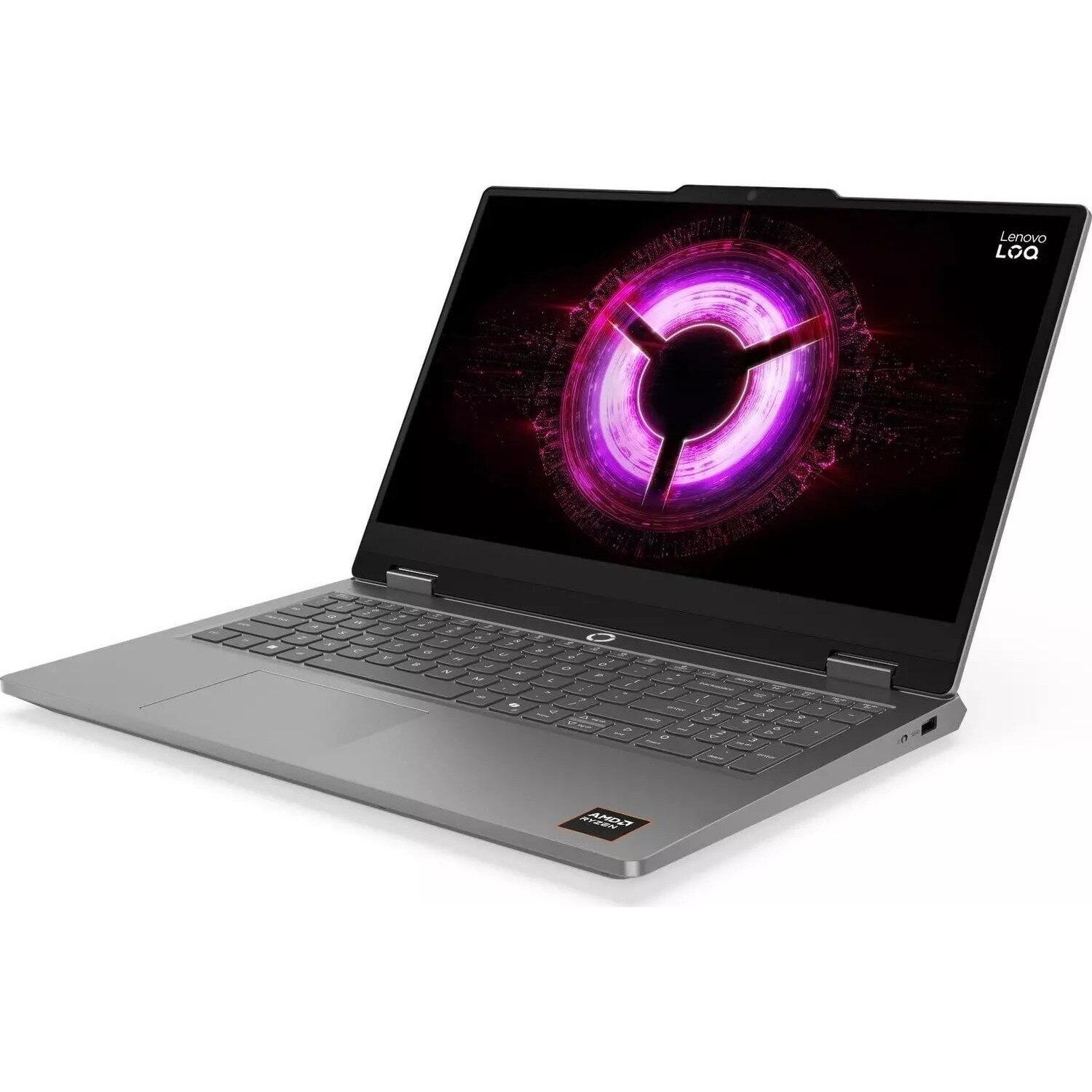 Laptop Lenovo LOQ Essential, 15.6" Full HD, AMD Ryzen™ 7 170 pana la 4.75 GHz, 16 GB RAM DDR5 4800, 512 GB SSD, NVIDIA® GeForce® RTX 5060 8 GB, Free Dos, Luna Grey 512 GB