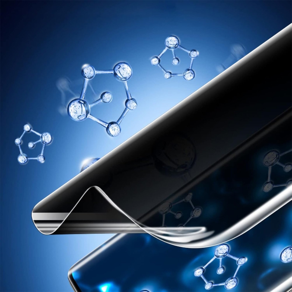Folie PRIVACY FULL HD pentru Xiaomi 17, Lucioasa, Intimitate maxima, Securitate date, Instalare acasa, Silicon Regenerabil, Anti-Spy Hydrogel, Anti Peeping