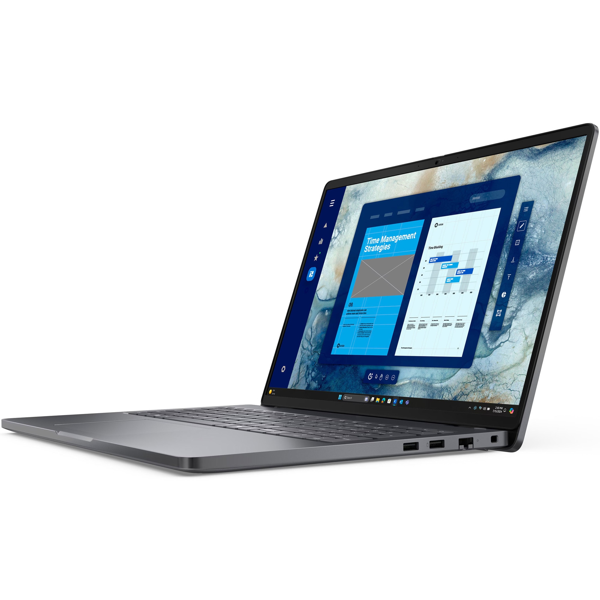 Laptop DELL 16'' Pro 16 PC16250, FHD+, Procesor Intel® Core™ 5 220U (12M Cache, up to 5.00 GHz), 16GB DDR5, 512GB SSD, Intel Graphics, Win 11 Pro, Magnetite, 3Yr ProSupport