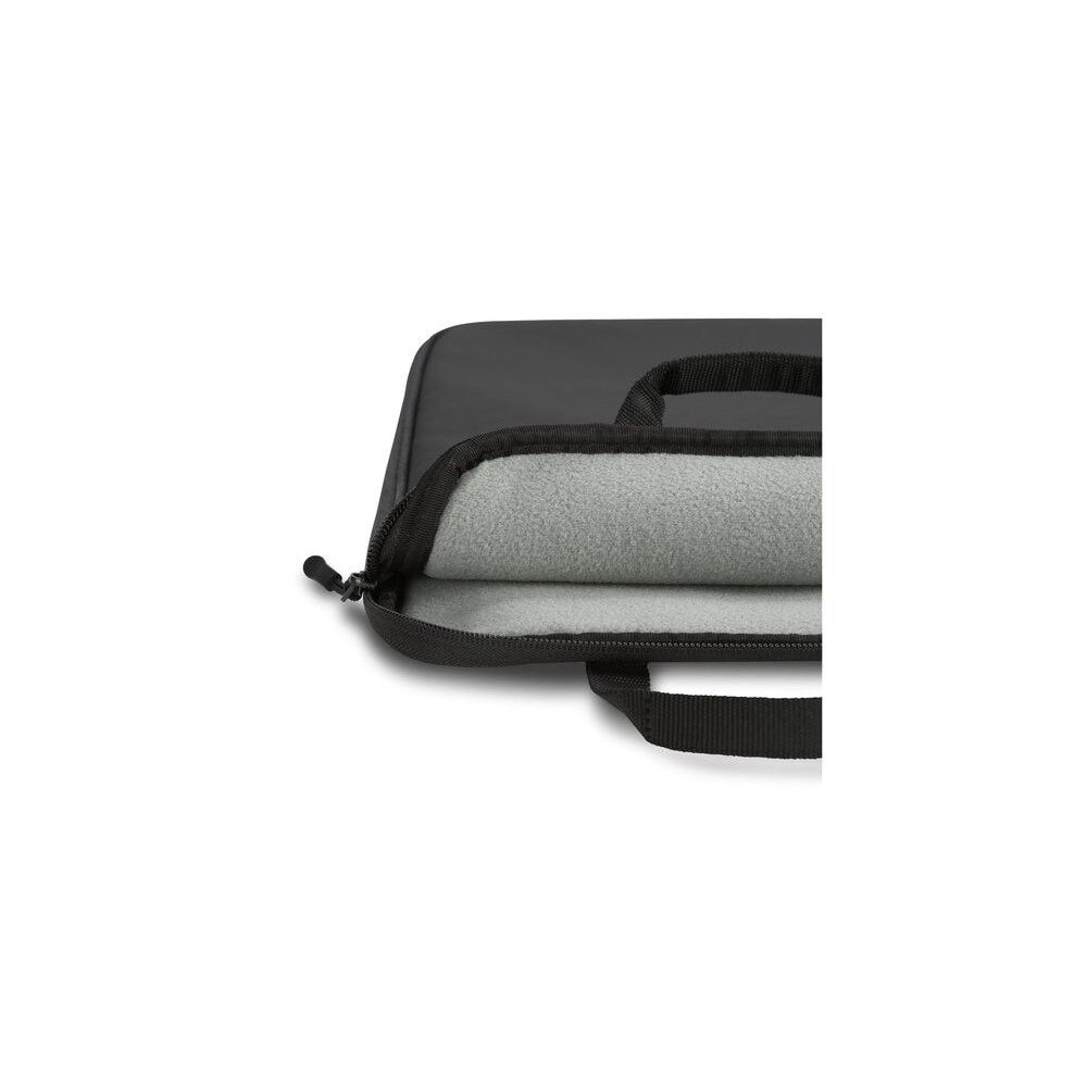 Husa pentru laptop, Kensington, Piele ecologica, pentru laptop de 14 inchi, Negru