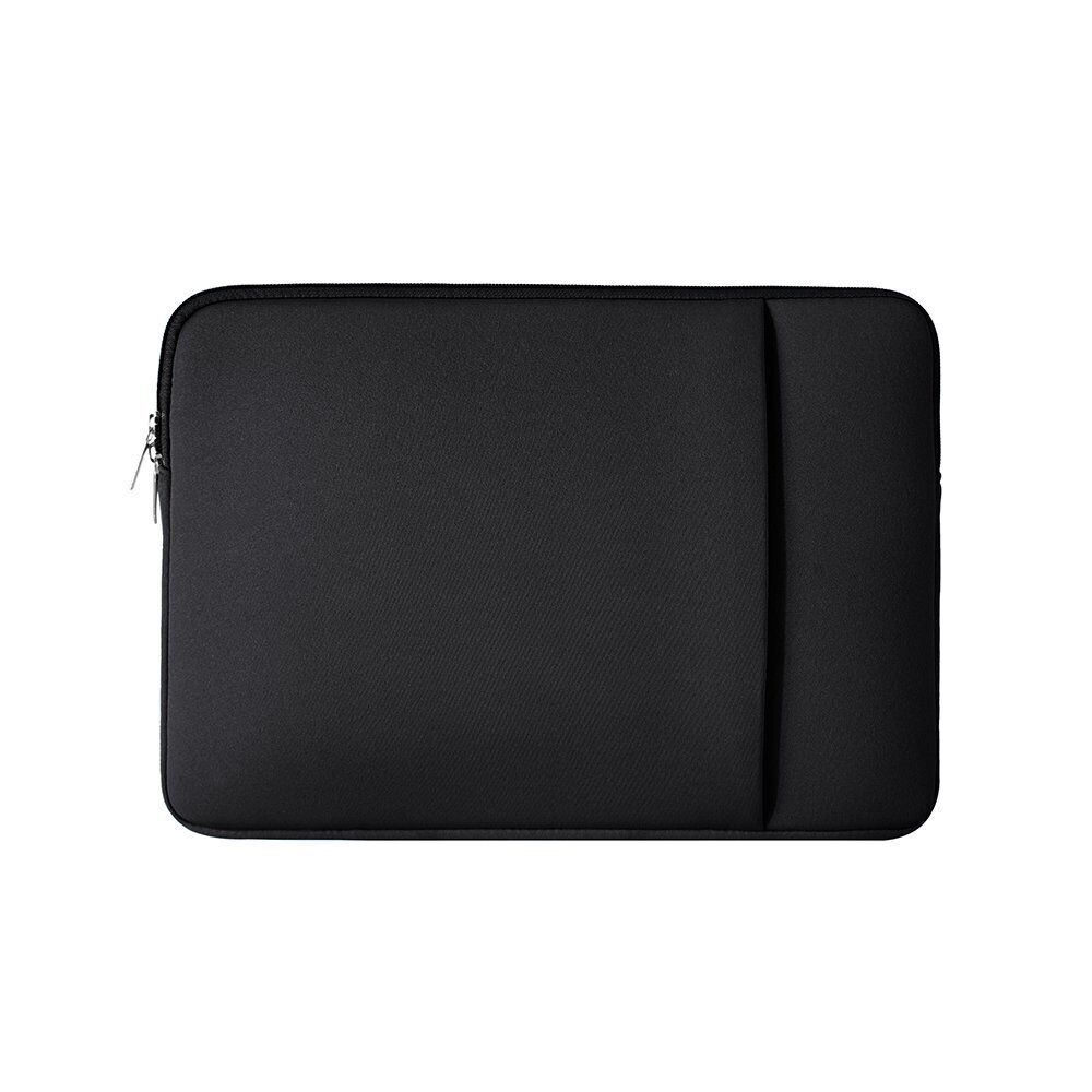 Husa tableta, Zip Case, pentru Lenovo Tab Plus 11.5", neopren, neagra, cu doua buzunare