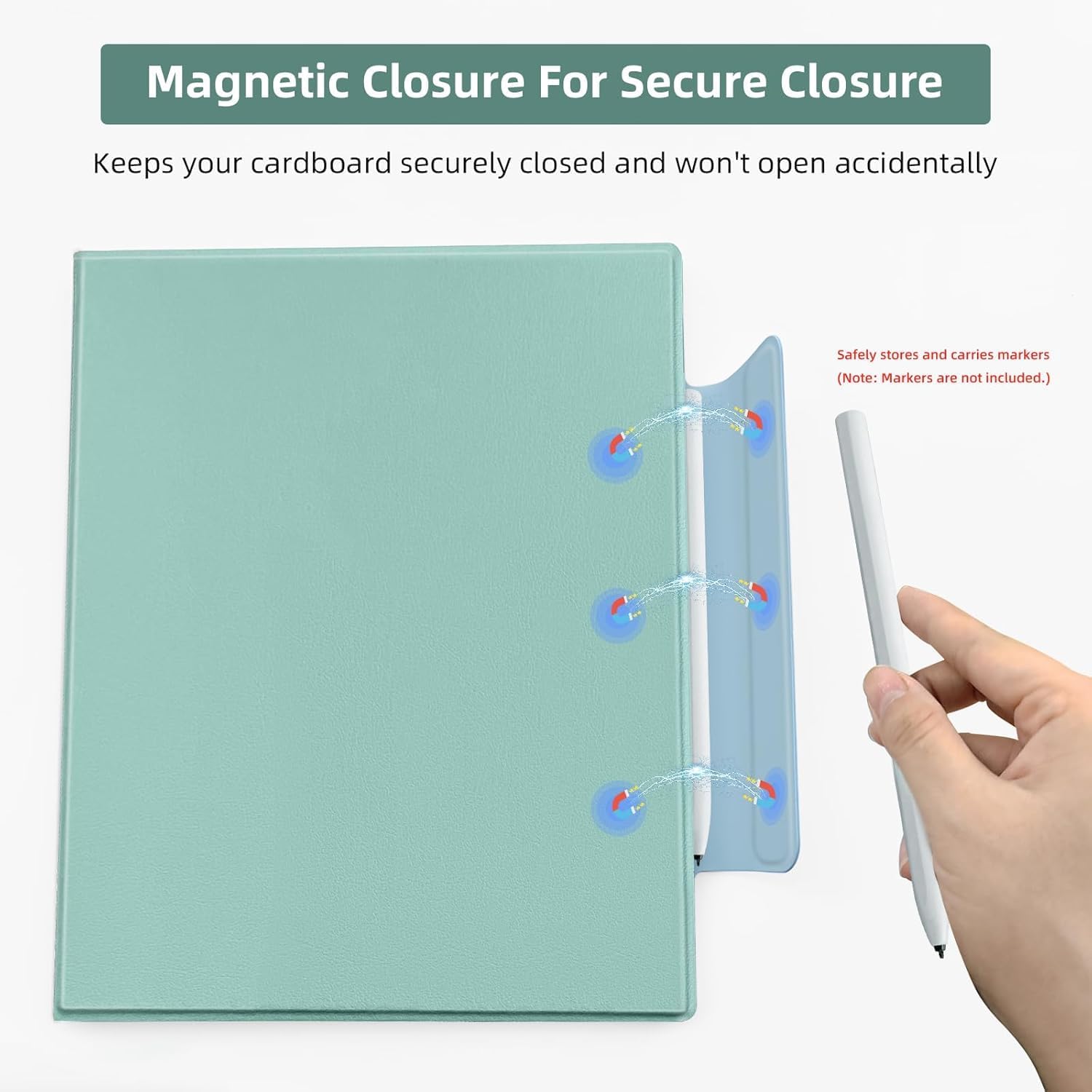 Carcasa Magnetica pentru Remarkable 2 10.3 Inch, Design Folio, Ghetarul Albastru