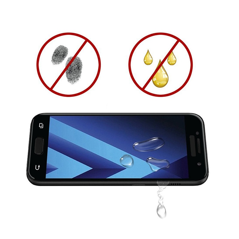 Folie din sticla temperata full size pentru Samsung Galaxy A5 2017 - Negru