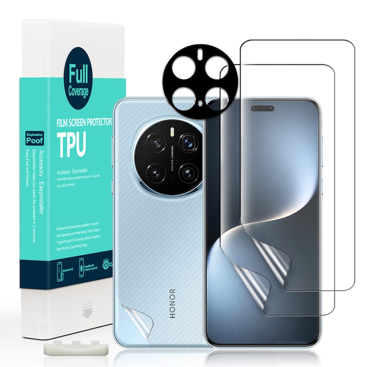 Folie Sticla Ibywind pentru Honor Magic 7 Pro 5G, Pachet 2, TPU, protectie pentru obiectiv, Montaj Usor, Ultra HD, Anti Zgarieturi, Anti Socuri