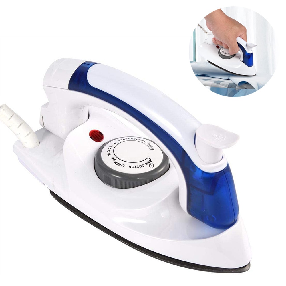 Fier de calcat portabil cu abur, pliabil, 80ml, 700W, talpa teflonata, compact