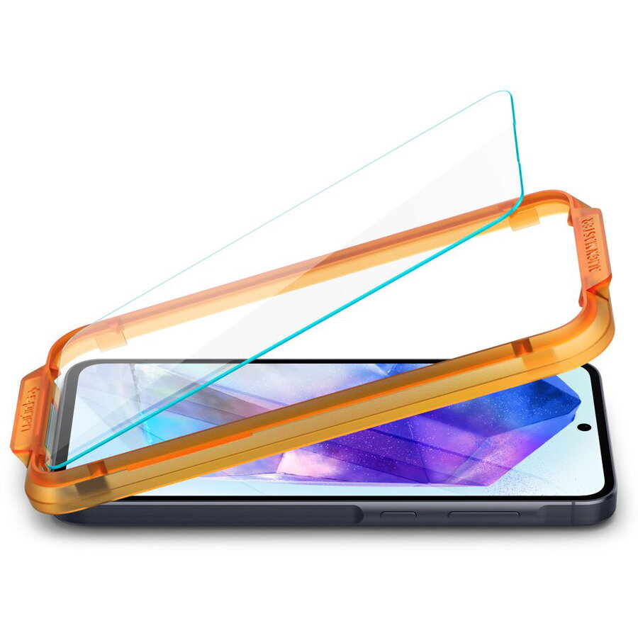 Folie pentru Samsung Galaxy A55 5G (set 2) - Spigen Glas.TR Align Master - Clear