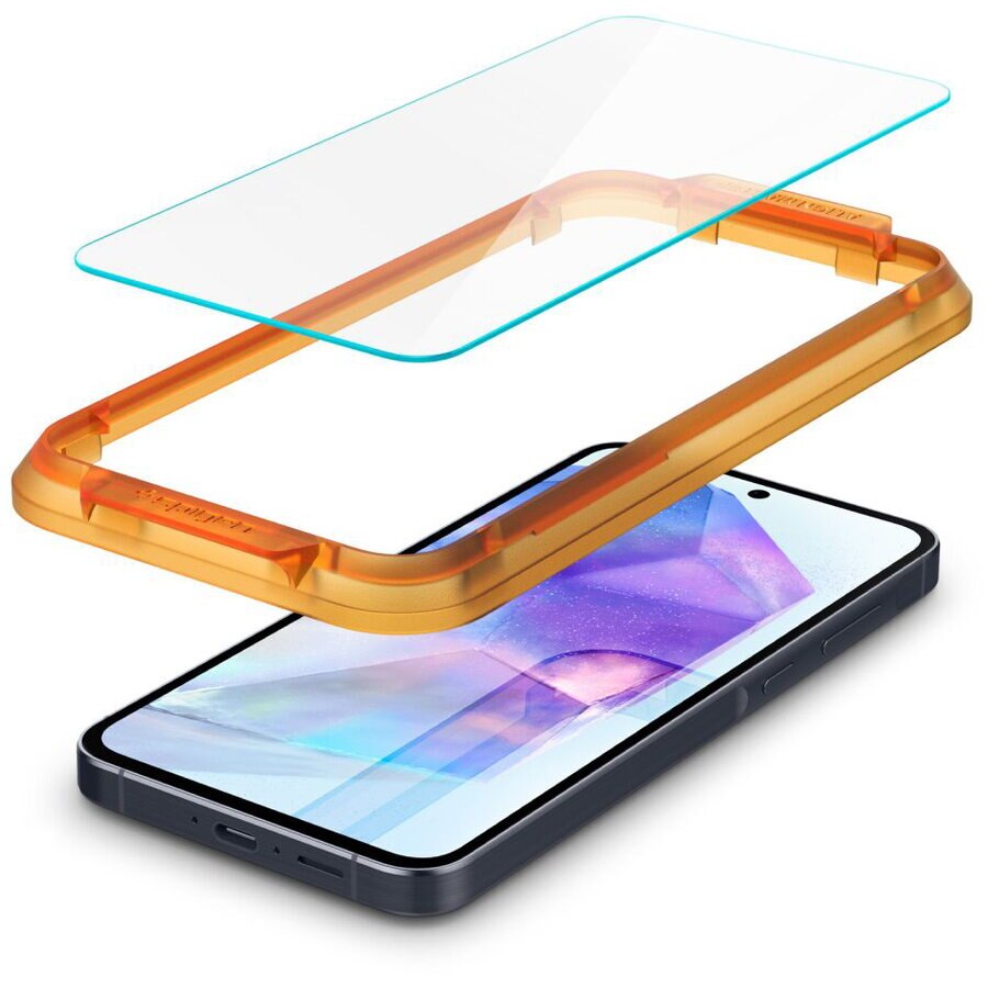 Folie pentru Samsung Galaxy A55 5G (set 2) - Spigen Glas.TR Align Master - Clear