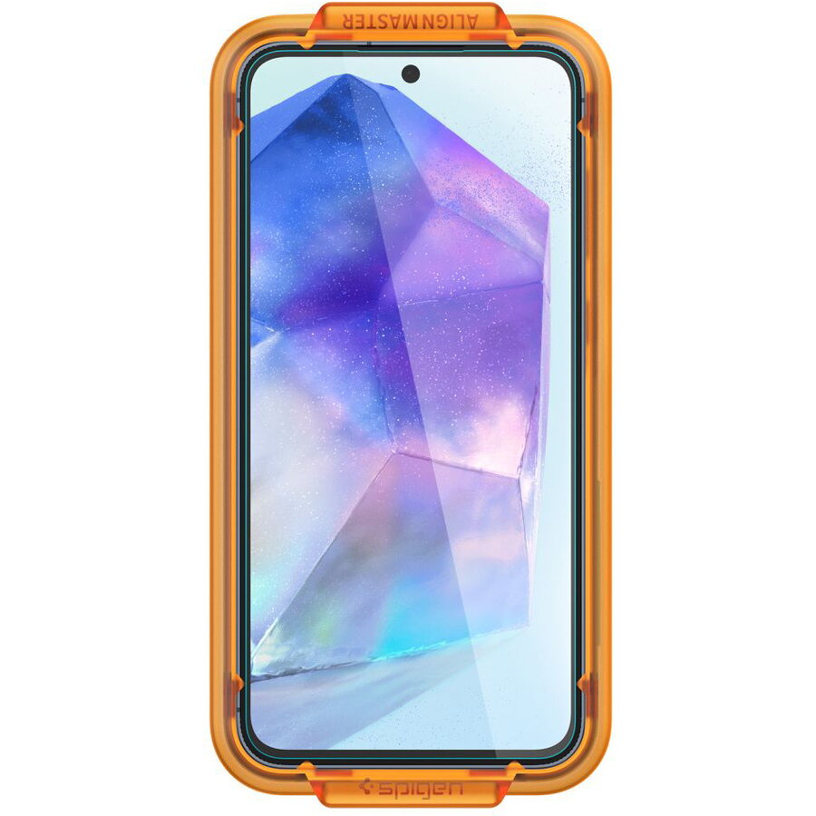 Folie pentru Samsung Galaxy A55 5G (set 2) - Spigen Glas.TR Align Master - Clear