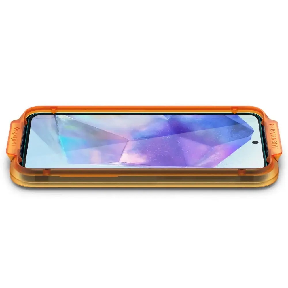 Folie pentru Samsung Galaxy A55 5G (set 2) - Spigen Glas.TR Align Master - Clear