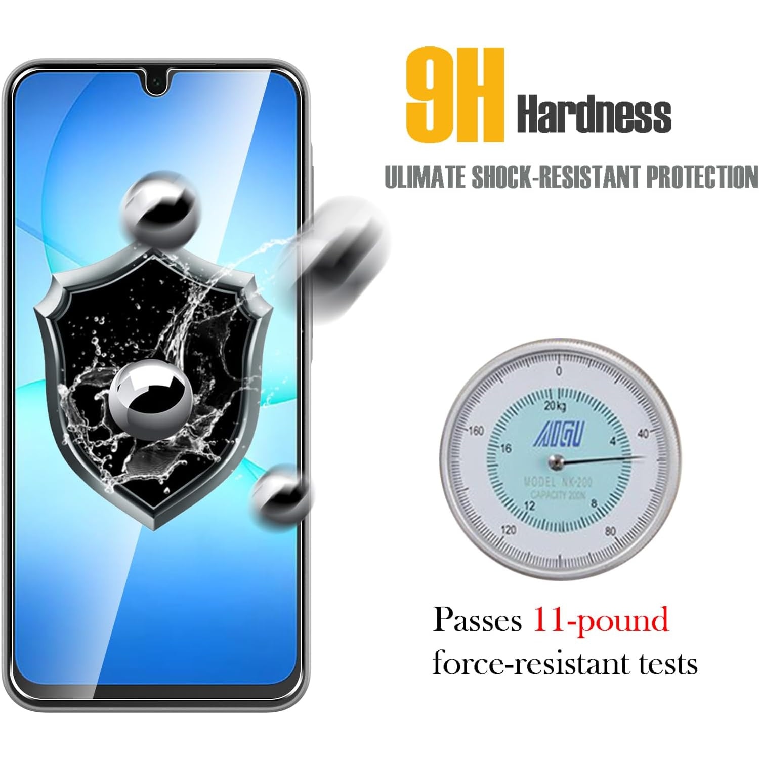 Folie transparenta cu autoaplicare compatibila cu Samsung Galaxy A17, sticla securizata