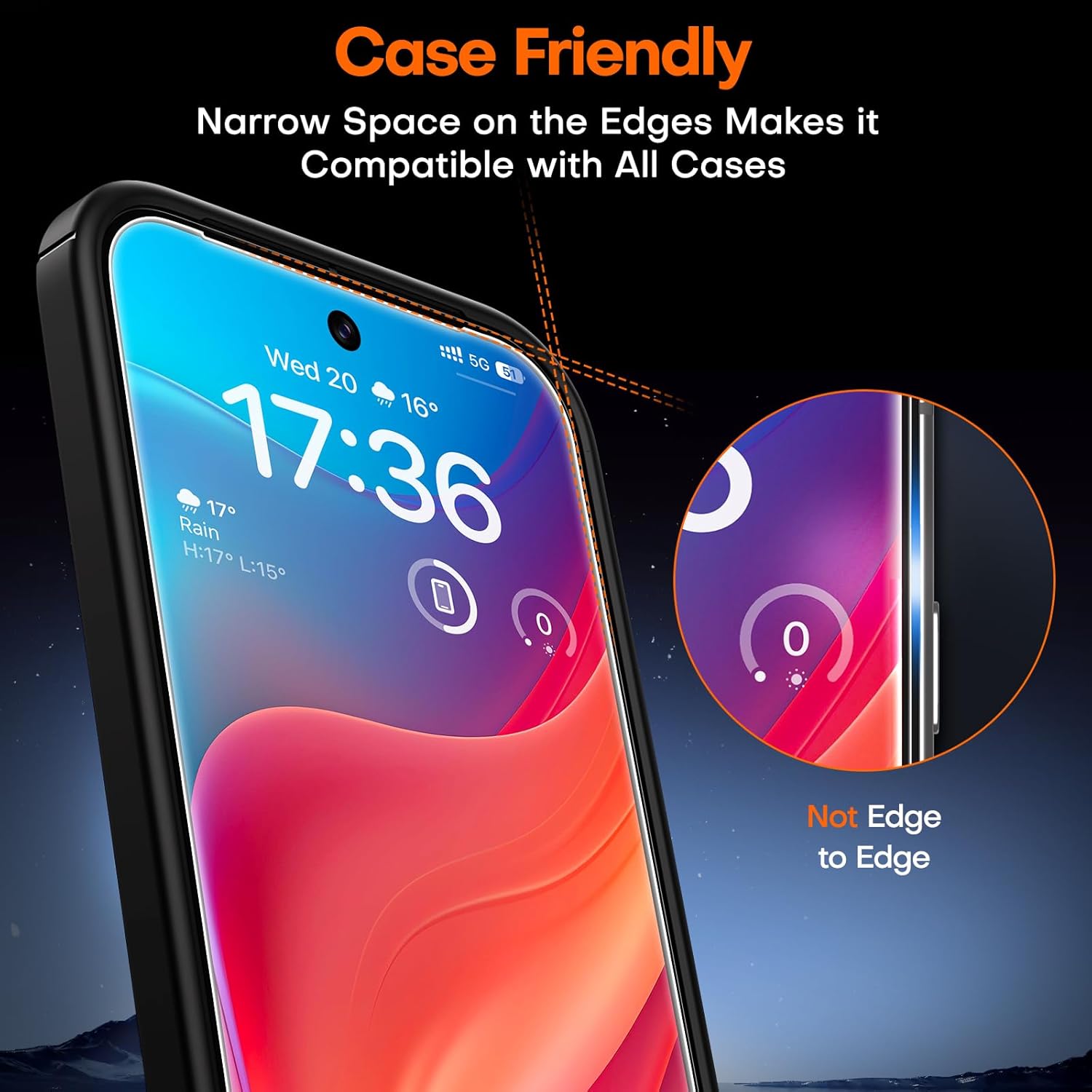 Folie transparenta cu autoaplicare compatibila cu Samsung Galaxy A17, sticla securizata