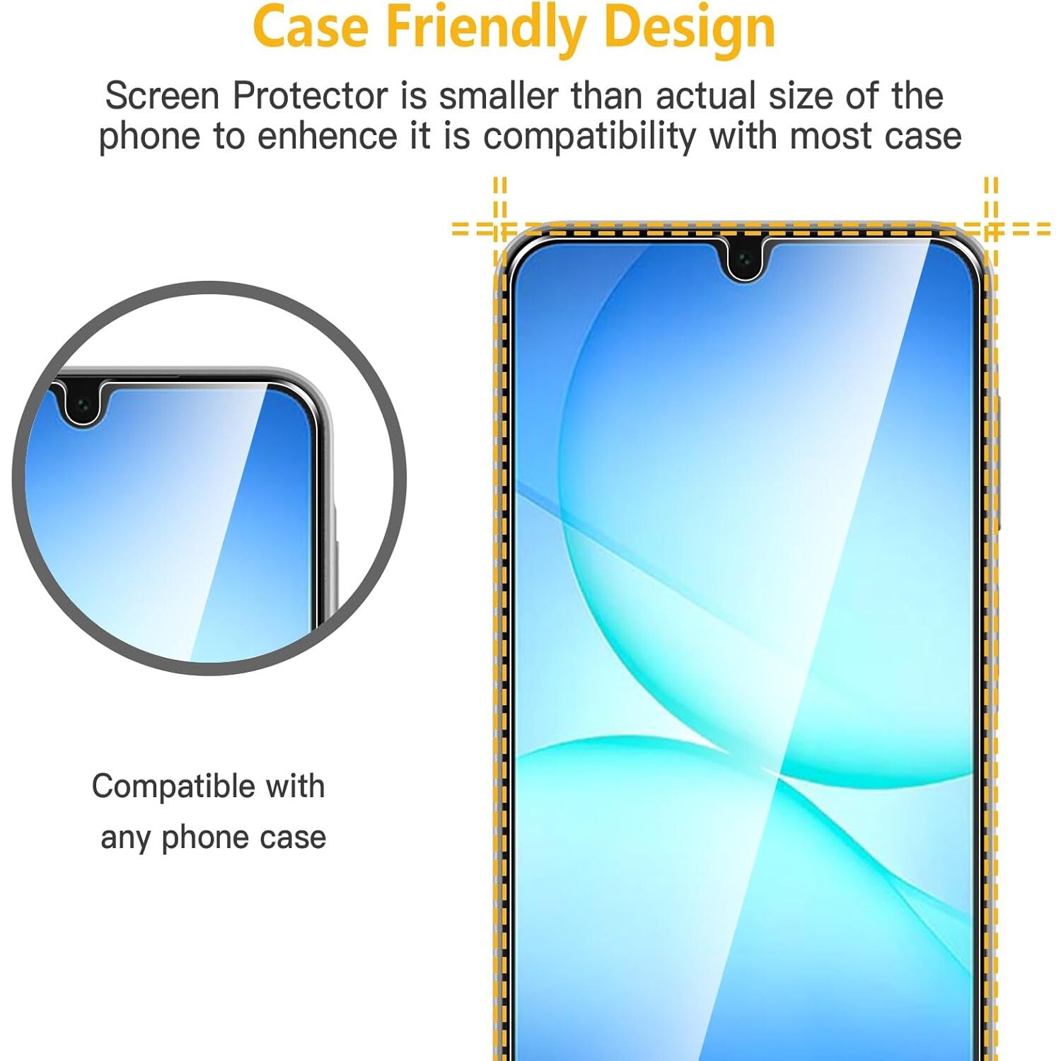 Folie transparenta cu autoaplicare compatibila cu Samsung Galaxy A17, sticla securizata