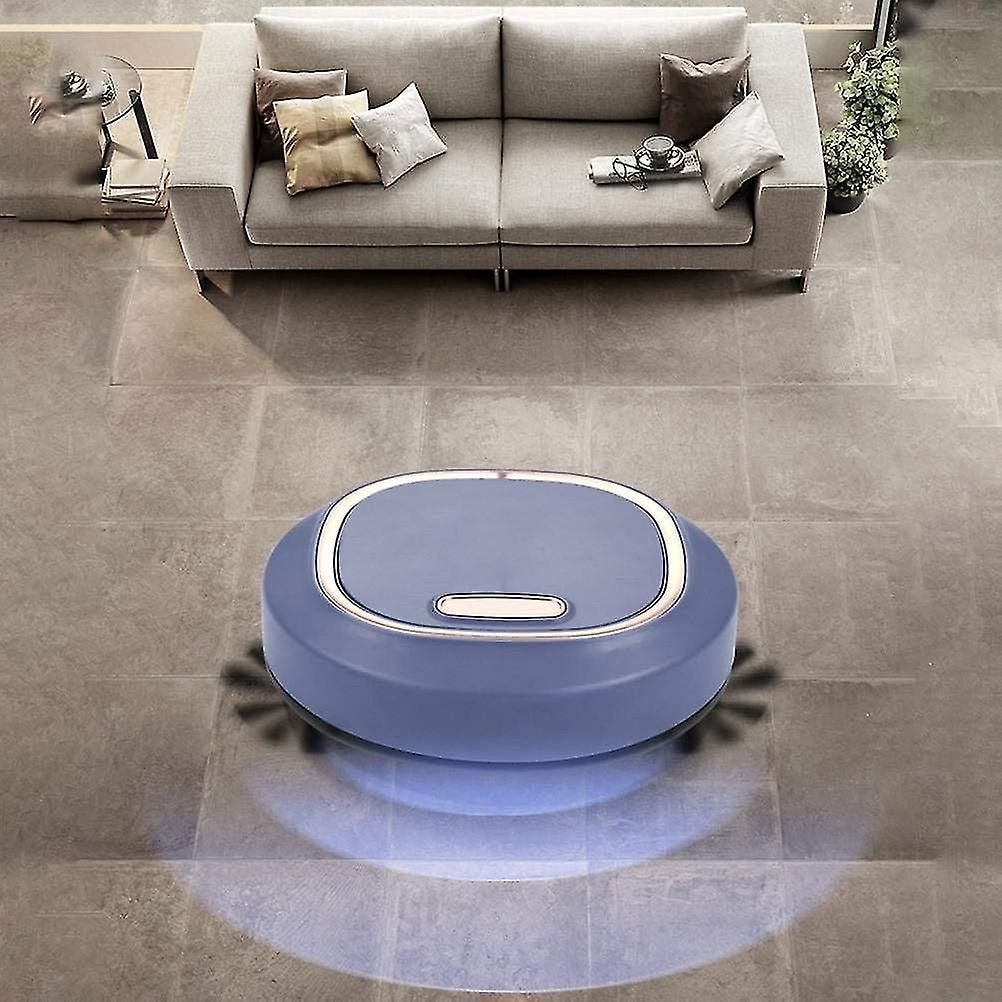Aspirator robot 3 in 1, putere mare de aspirare, autonomie 90 min, compact, alb, 70x70mm