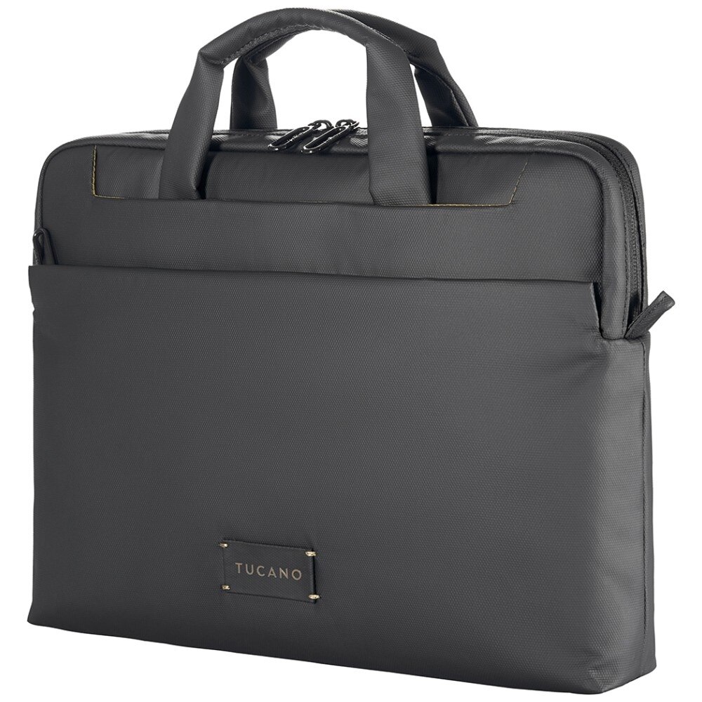 Geanta Tucano Work Out 5 compatibila cu laptop 14 inch, Curea reglabila si detasabila, Negru