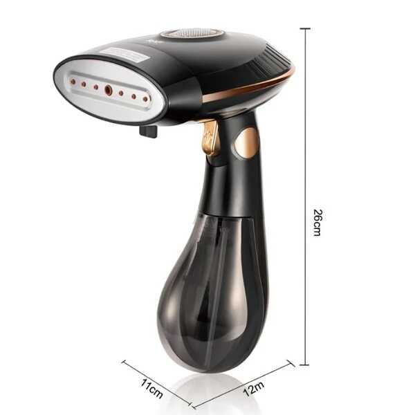 Fier de călcat cu aburi portabil și aparat de călcat vertical 2 în 1, design pliabil 1500W RAF R.1332