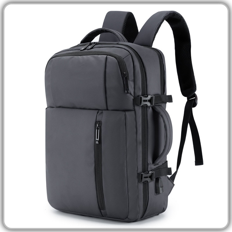 Rucsac de calatorie Sigos, business, USB, gri, 45x31x13cm