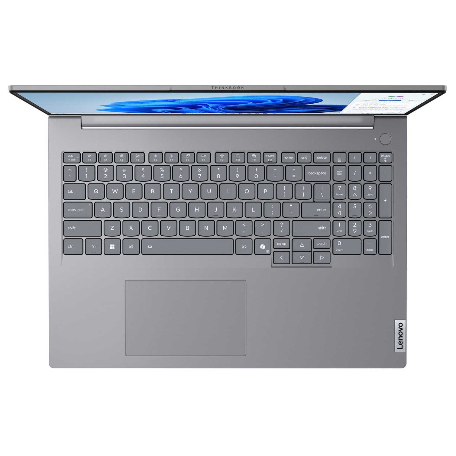 Laptop Lenovo ThinkBook 16 G8, 16" WUXGA, Intel® Core™ Ultra 5 225U pana la 4.8 GHz, 16 GB RAM DDR5 5600, 512 GB SSD, Intel® Graphics, Windows 11 Pro, Arctic Grey 512 GB