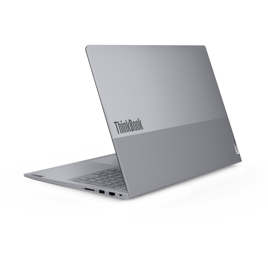 Laptop Lenovo ThinkBook 16 G8, 16" WUXGA, Intel® Core™ Ultra 5 225U pana la 4.8 GHz, 16 GB RAM DDR5 5600, 512 GB SSD, Intel® Graphics, Windows 11 Pro, Arctic Grey 512 GB