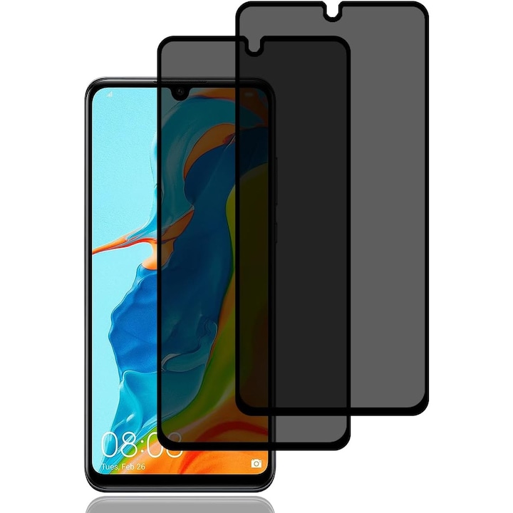 Folie Protectie Privacy Aba MGF GROUP, pentru Samsung Galaxy A22 5G, claritate HD, sticla securizata