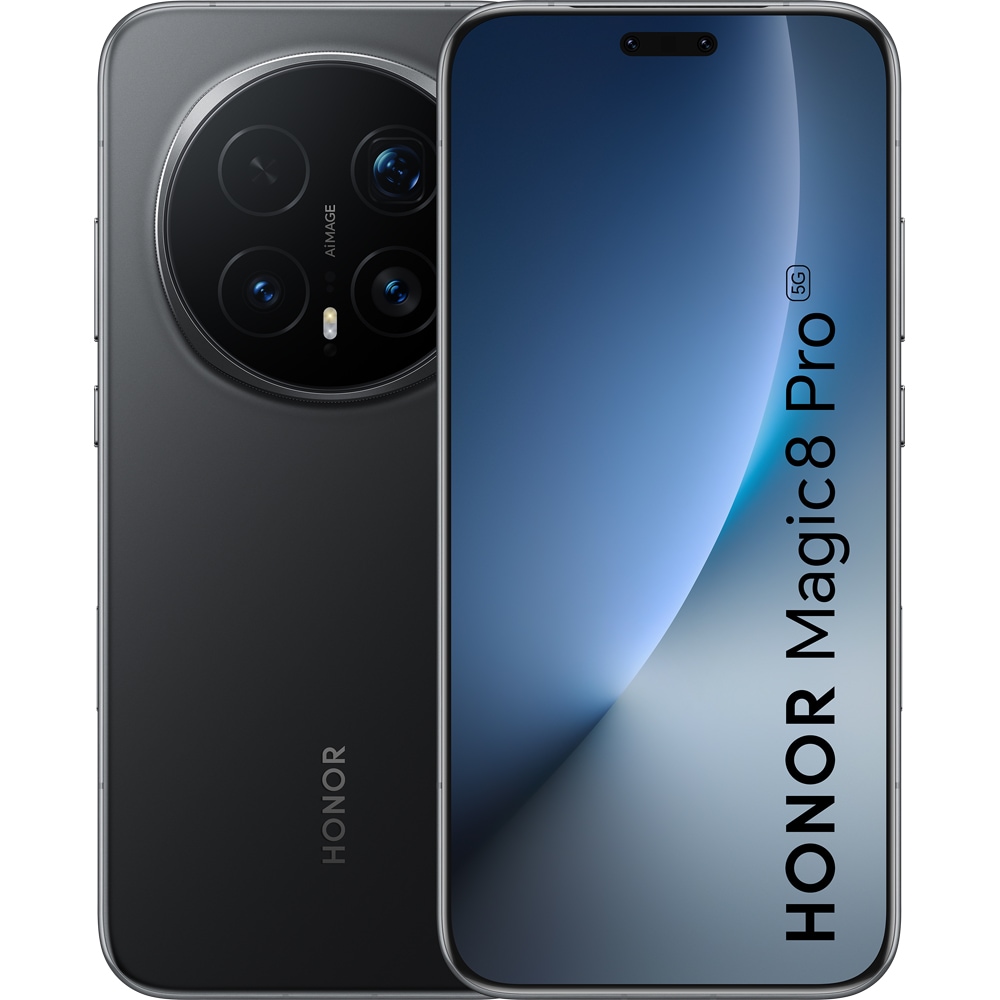 Telefon HONOR Magic 8 Pro, 512GB, 12GB RAM, Dual SIM, Black