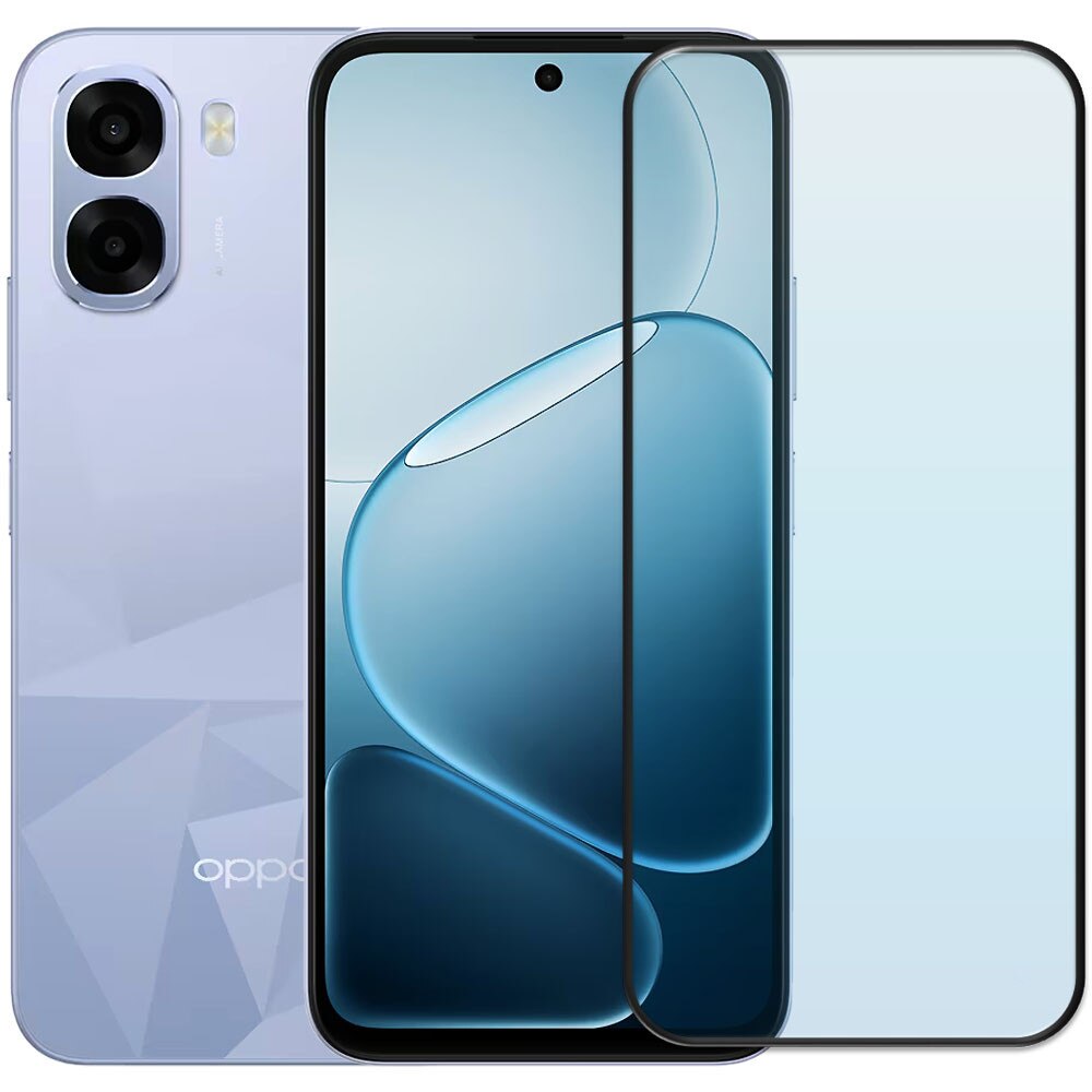 Folie din sticla securizata pentru Oppo A6k, HAMSTERBOX Glass Shield, Protectie completa ecran, Full face, Aplicare rapida, Case Friendly, Transparenta