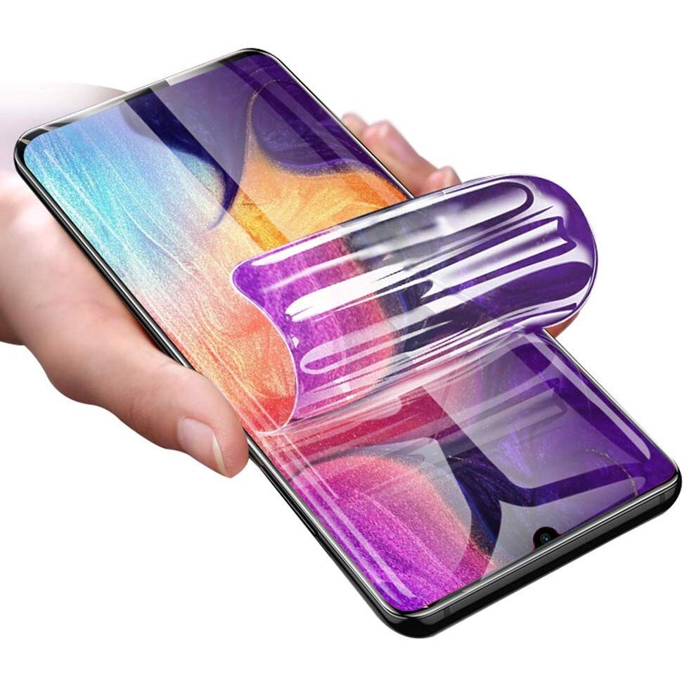 Folie de Protectie pentru Samsung S20 Silicon Hydrogel Regenerabil, Flexible Hydro-Crystal, Protectie Completa, Full Glue, Instalare usoara