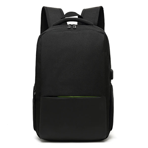 Rucsac/ghiozdan antifurt pentru laptop din poliester, capacitate mare, bretele respirabile, negru, 15.6 inch