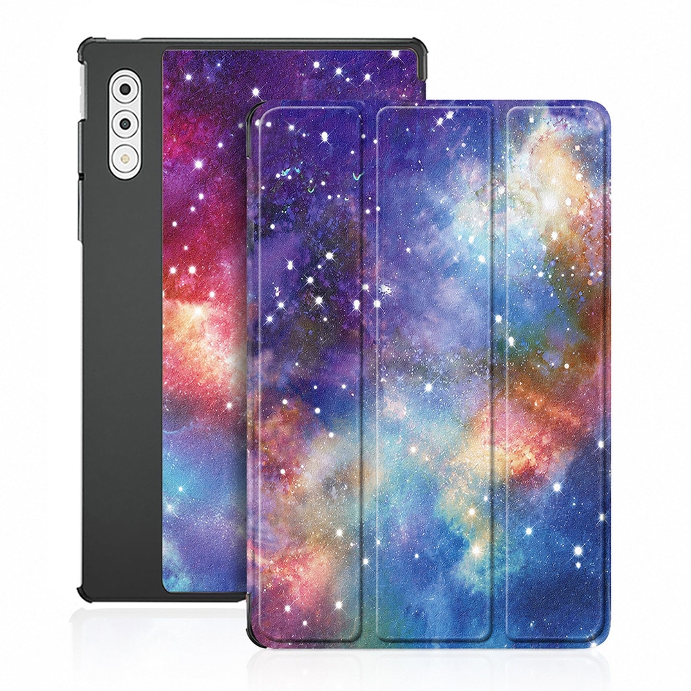 Husa pentru Lenovo Yoga Tab Plus 12.7 Lightweight Slim, tip stand, functie sleep/wake-up si inchidere magnetica, protectie 360 - Galaxy