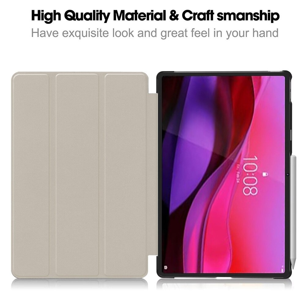 Husa pentru Lenovo Yoga Tab Plus 12.7 Lightweight Slim, tip stand, functie sleep/wake-up si inchidere magnetica, protectie 360 - Galaxy
