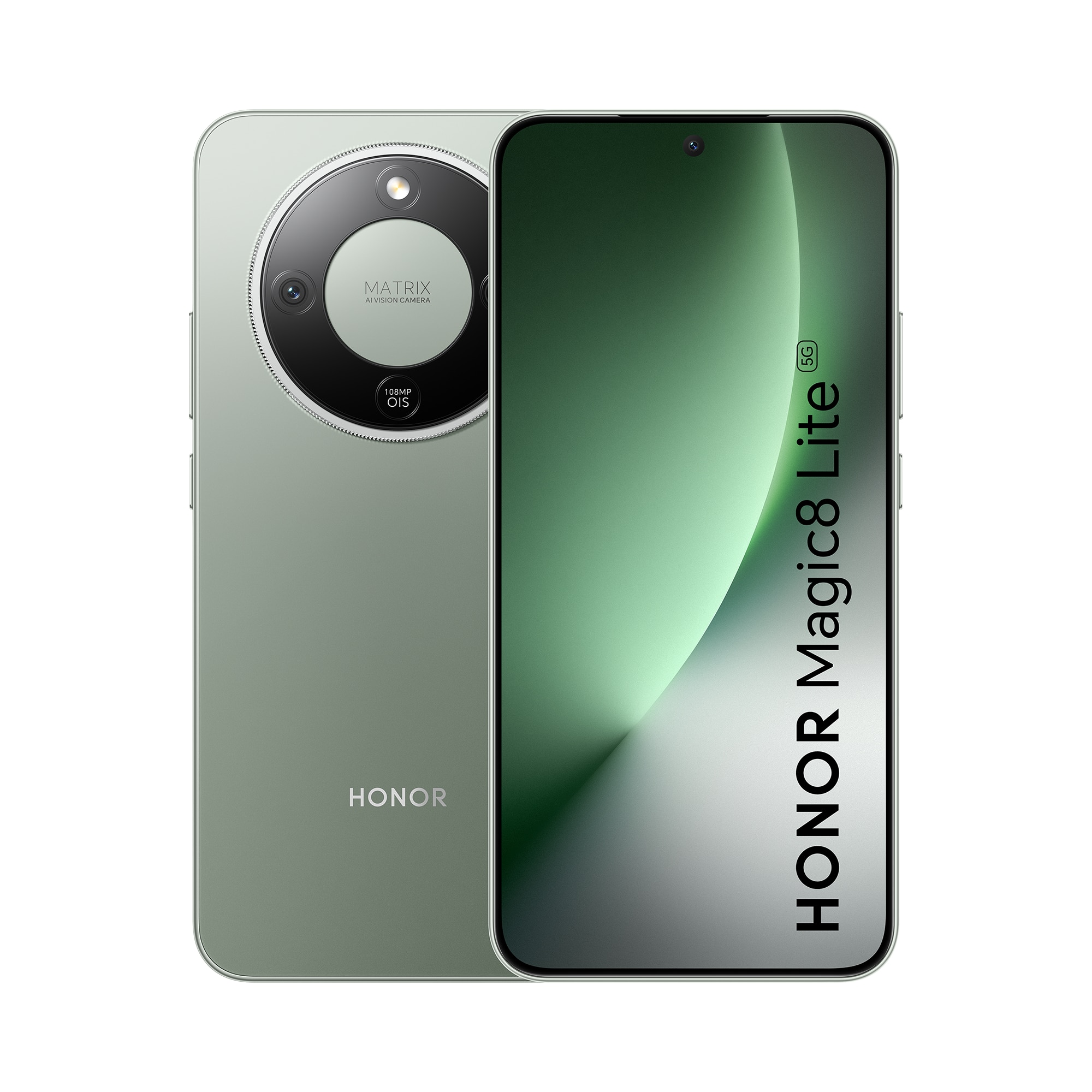 Telefon mobil HONOR Magic 8 Lite, Dual SIM, 8GB RAM, 512GB, Forest Green - Casti Honor Choice Earbuds X7e Active incluse