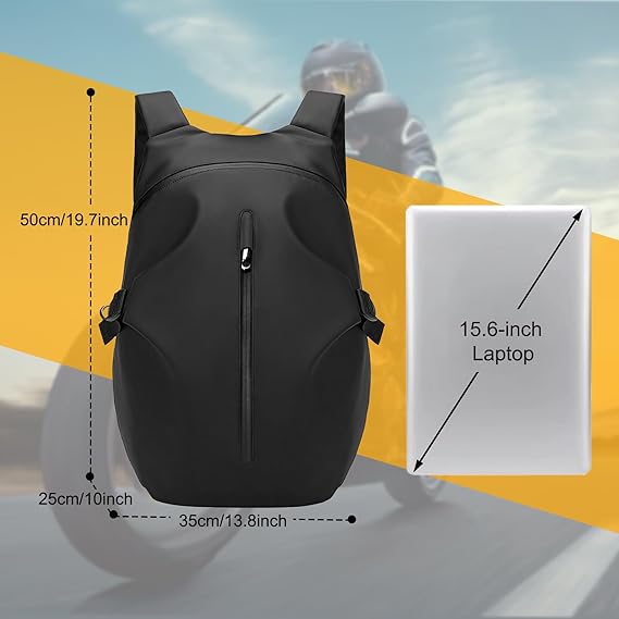 Rucsac/ghiozdan de calatorie si laptop din Oxford impermeabil, cu multiple compartimente, buzunar captusit pentru laptop, bretele late captusite si fermoar dublu, negru