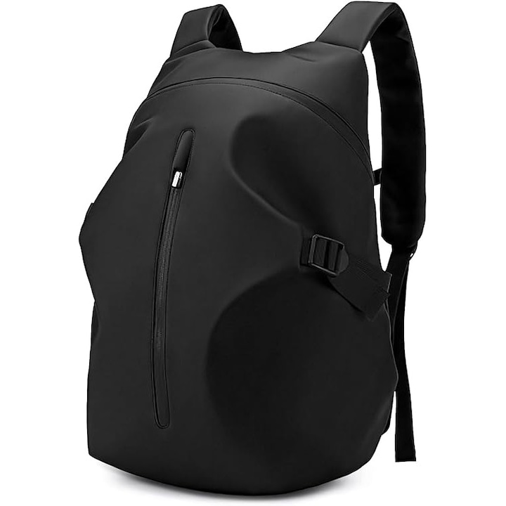 Rucsac/ghiozdan de calatorie si laptop din Oxford impermeabil, cu multiple compartimente, buzunar captusit pentru laptop, bretele late captusite si fermoar dublu, negru