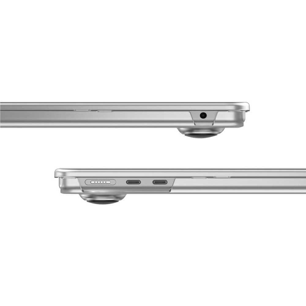Carcasa laptop AmazingThing Titan Hardshell compatibila cu MacBook Air M5 13.6 inch, Transparent