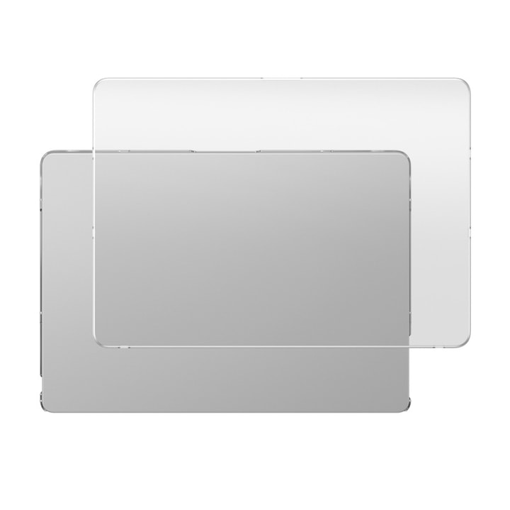 Carcasa laptop AmazingThing Titan Hardshell compatibila cu MacBook Air M5 13.6 inch, Transparent
