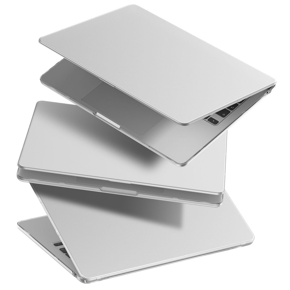 Carcasa laptop AmazingThing Titan Hardshell compatibila cu MacBook Air M5 13.6 inch, Transparent