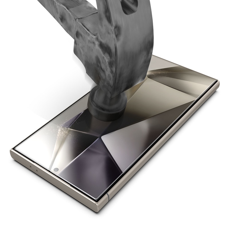 Folie de protectie din sticla temperata, transparenta, pentru Samsung Galaxy S25 Ultra, cu kit de aplicare rapida si functie de indepartare automata a prafului, sticla temperata 9H+, claritate Super HD, tratament electronic oleofob si anti-amprente