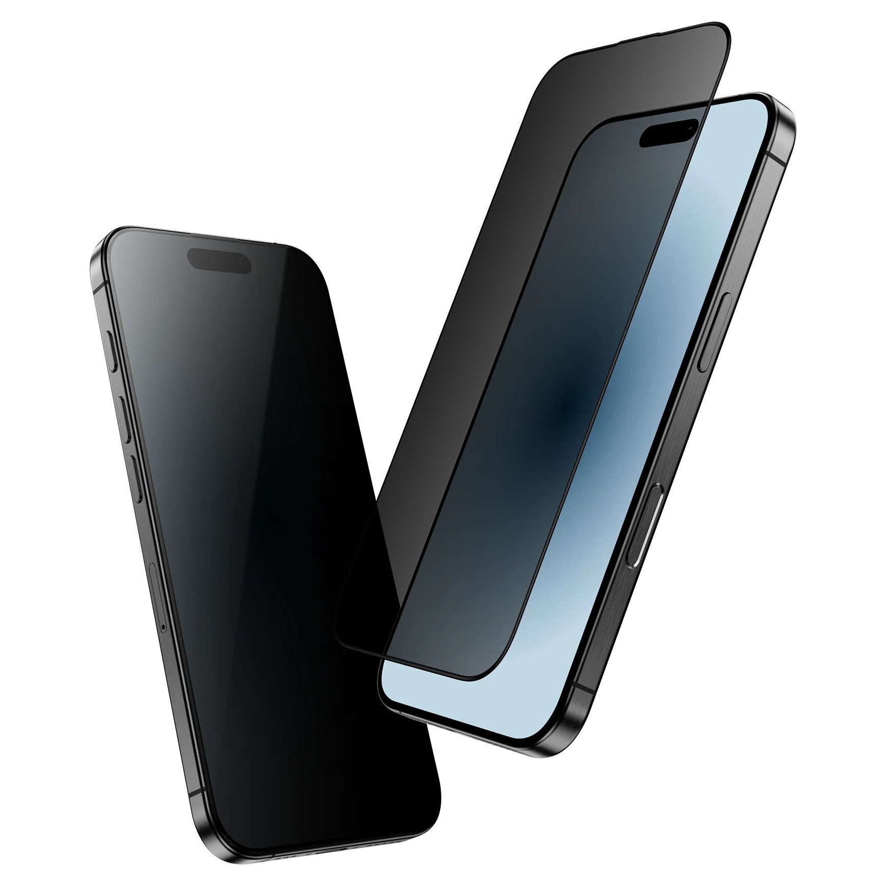 Folie Sticla Securizata SUNIX 6D Privacy pentru iPhone 16, Protectie Ecran, Anti-Spion, Margini Rotunjite
