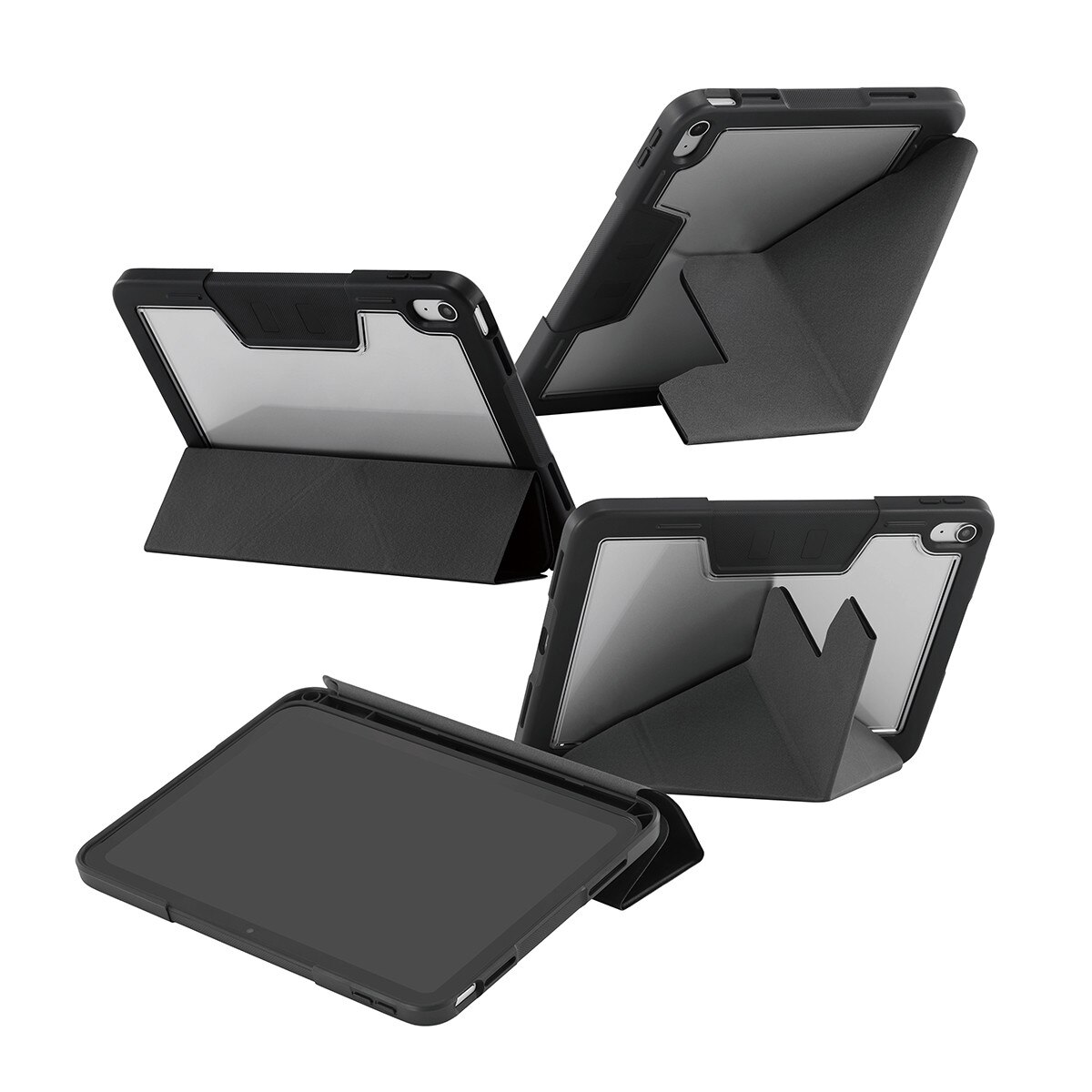 Carcasa Care by PanzerGlass Y compatibila cu iPad 11 inch 2025, Negru