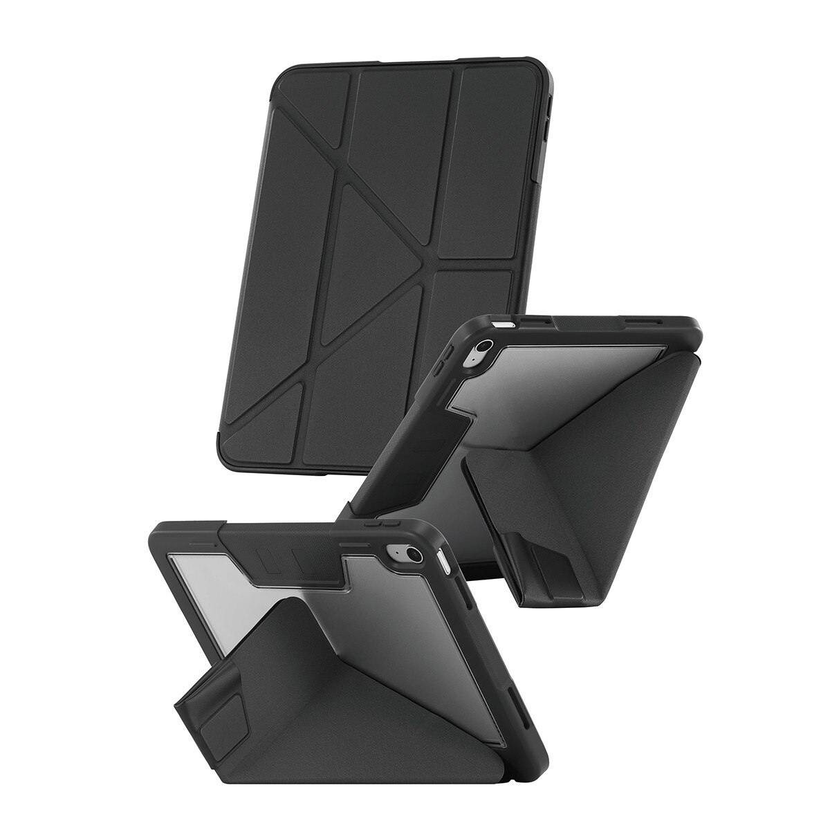 Carcasa Care by PanzerGlass Y compatibila cu iPad 11 inch 2025, Negru