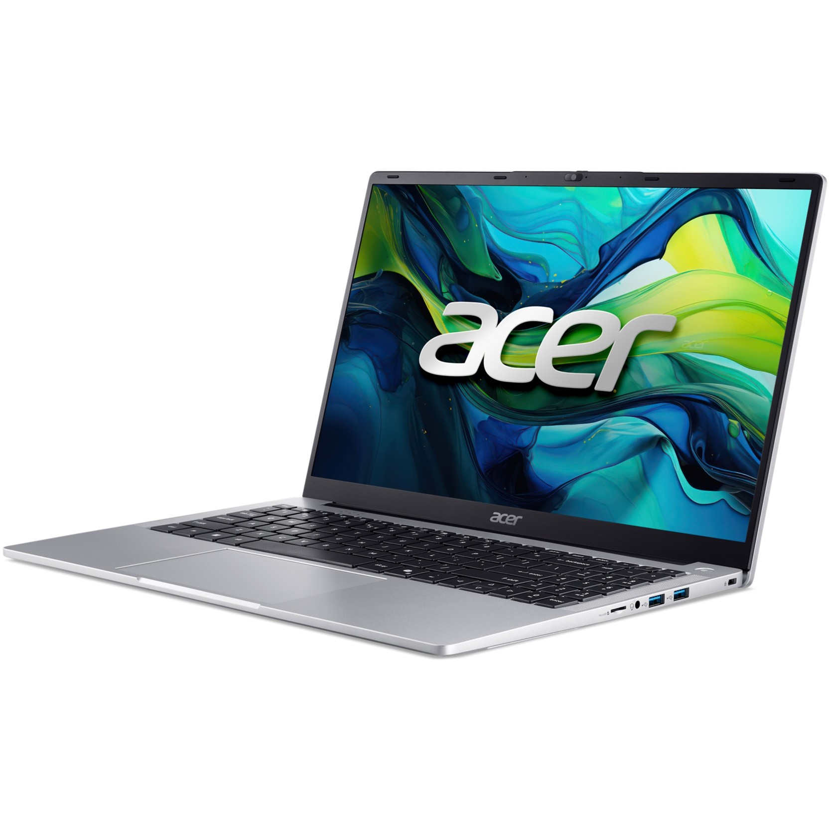 Laptop Acer Aspire Lite 15 cu procesor Intel® Celeron® N4500 pana la 2.8GHz, 15.6'', Full HD, IPS, 8GB LPDDR4X, 256GB SSD, Intel® UHD Graphic, No OS, Pure Silver