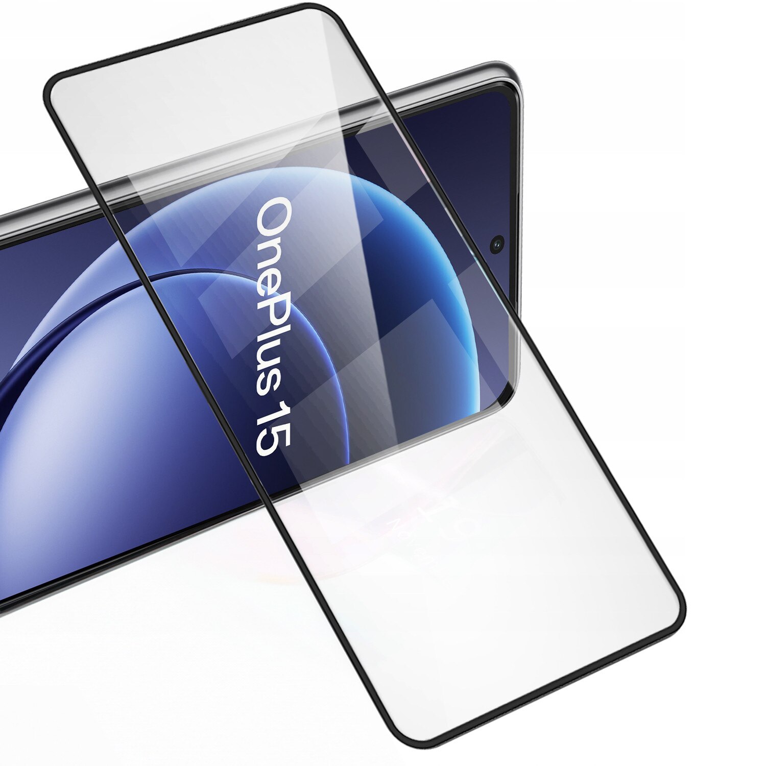 Set 2x sticla securizata ERBORD 3D pentru OnePlus 15, tarie 9H, protectie completa, transparenta