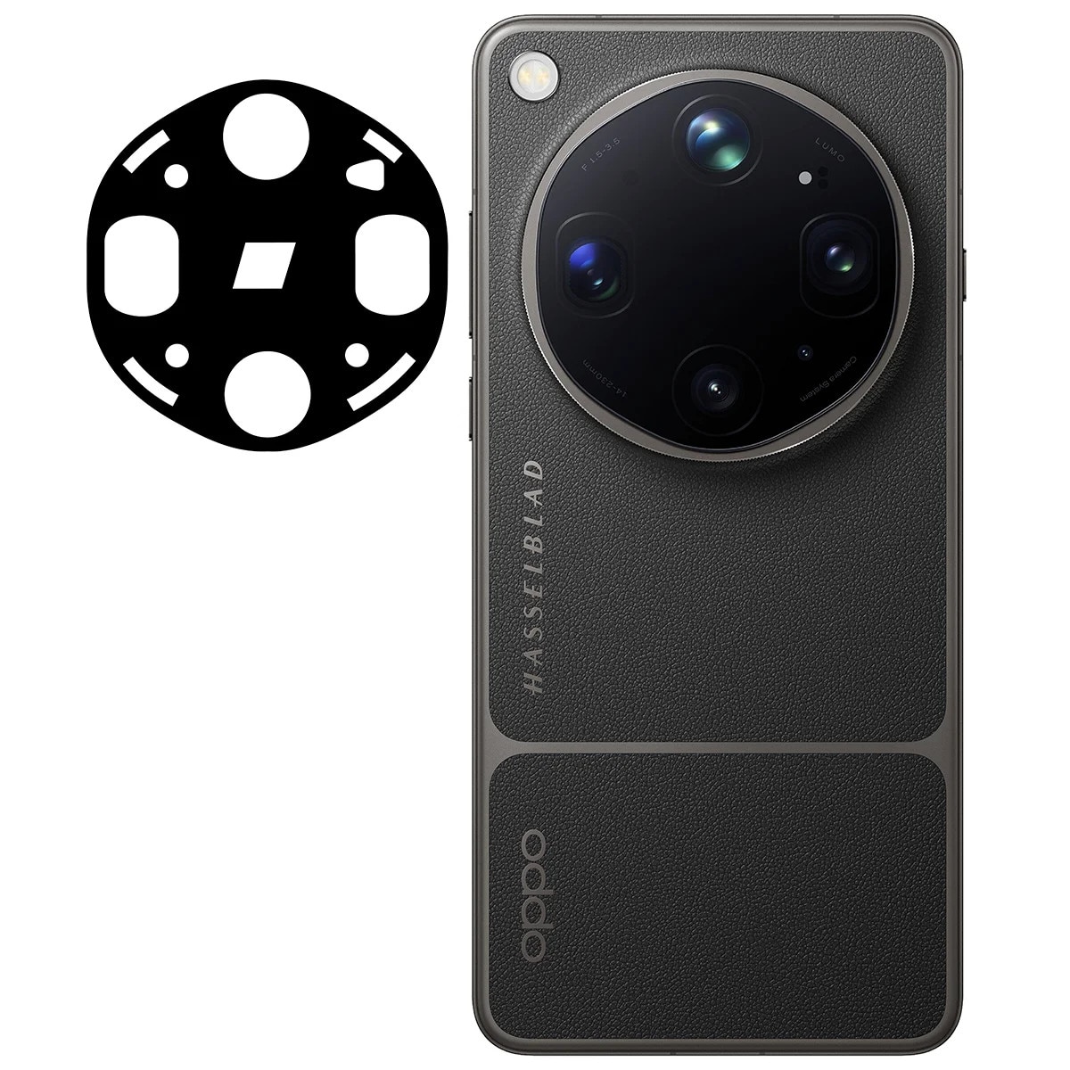Sticla camera foto Bizon Glass Lens pentru Oppo Find X9 Ultra, 2 bucati