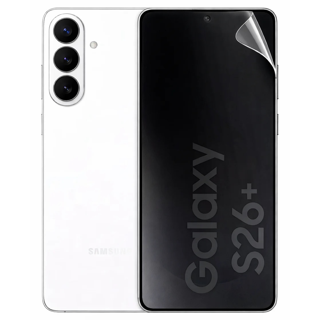 Folie de protectie ecran pentru Samsung Galaxy S26 Plus, Privacy Hydrogel din silicon, TPU, Perfect fit, acopera tot ecranul, ISAG